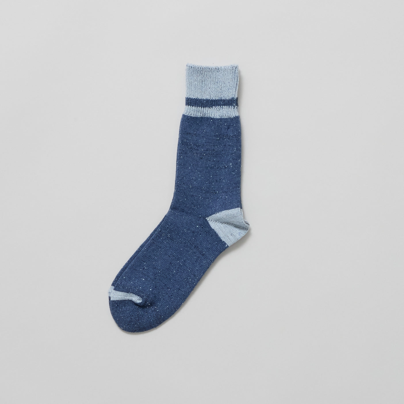 Daily Sock 04 - Noil Silk Blend - Blue