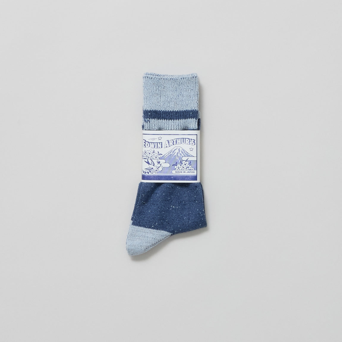 Daily Sock 04 - Noil Silk Blend - Blue