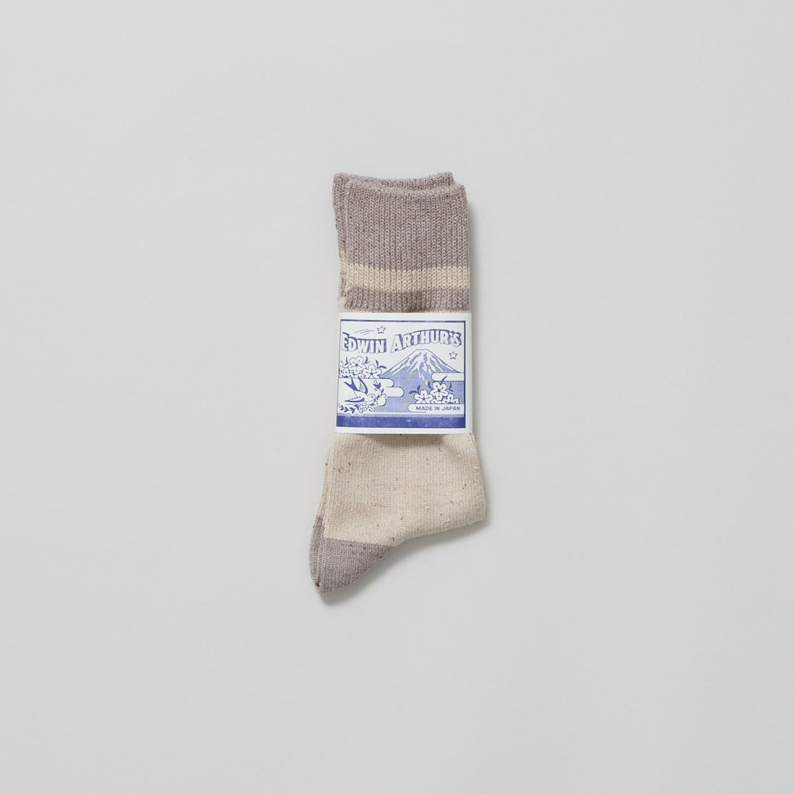 Daily Sock 04 - Noil Silk Blend - Ecru