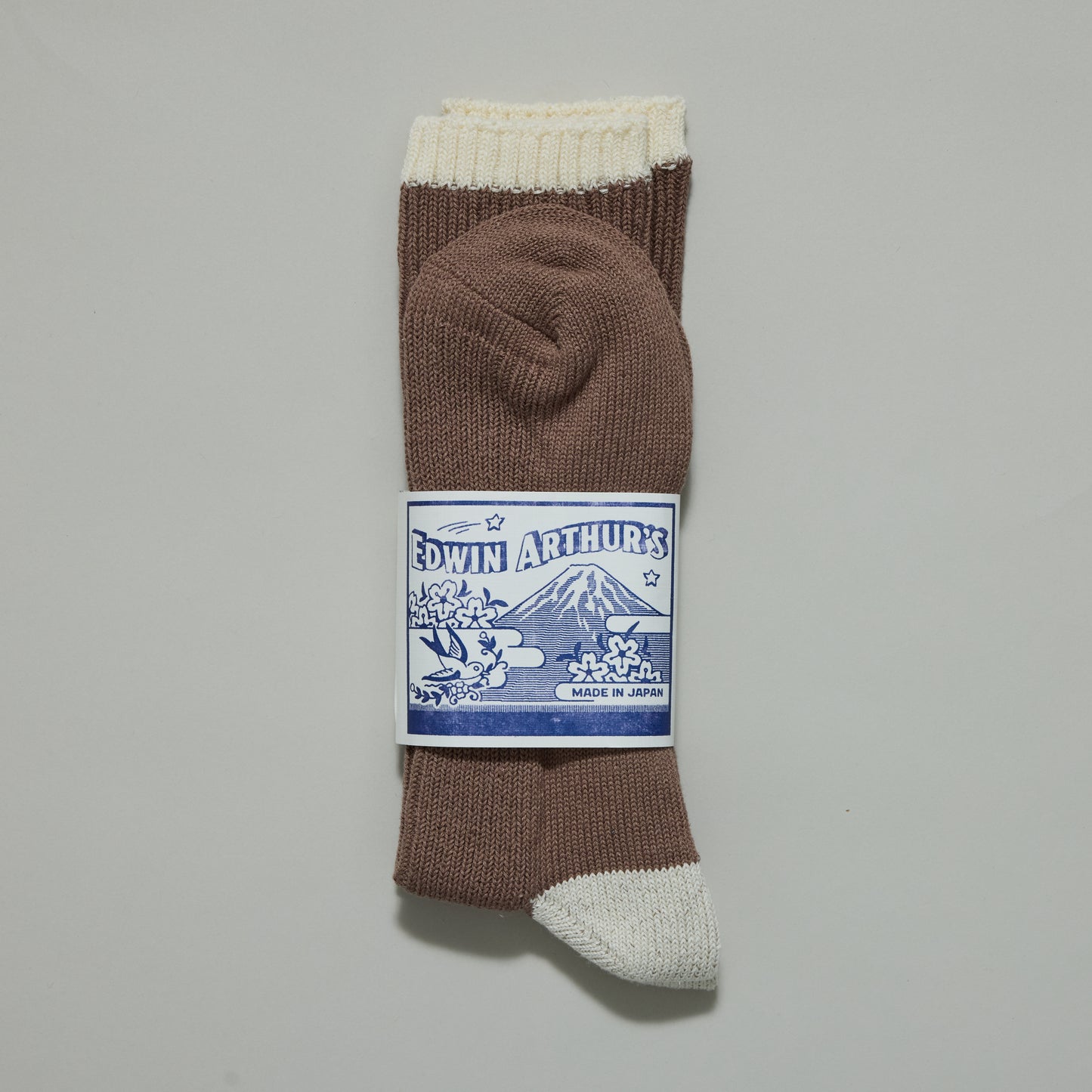 Daily Sock 02 - Linen Blend - Bark