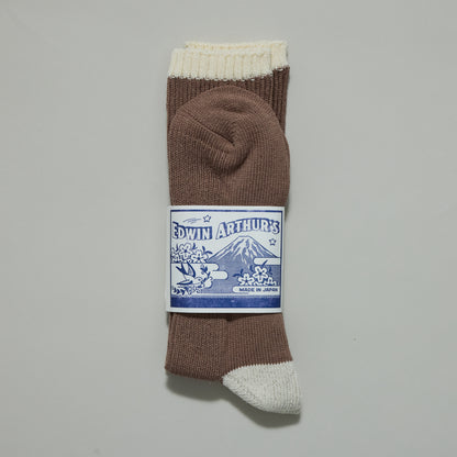 Daily Sock 02 - Linen Blend - Bark