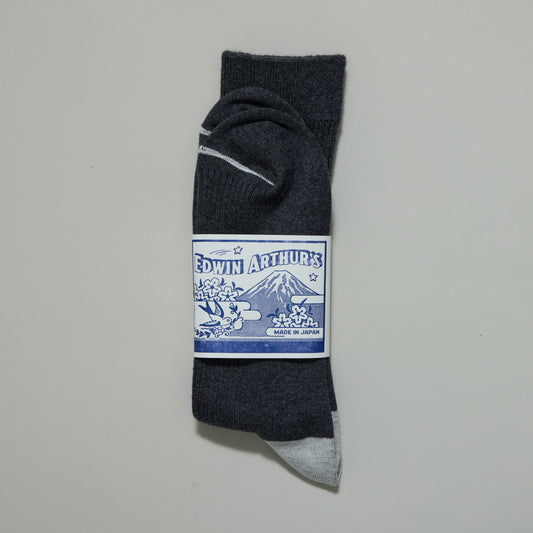 Daily Sock 01 - Cashmere Blend - Charcoal