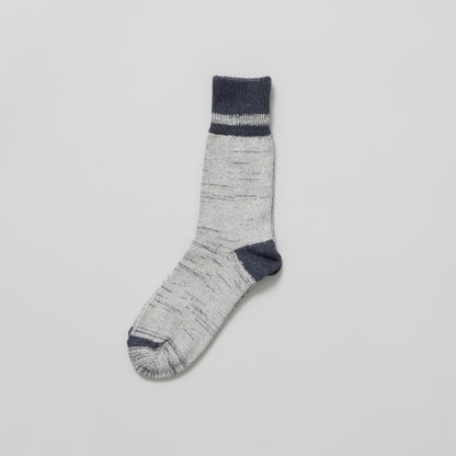 Daily Sock 04 - Noil Silk Blend - Grey