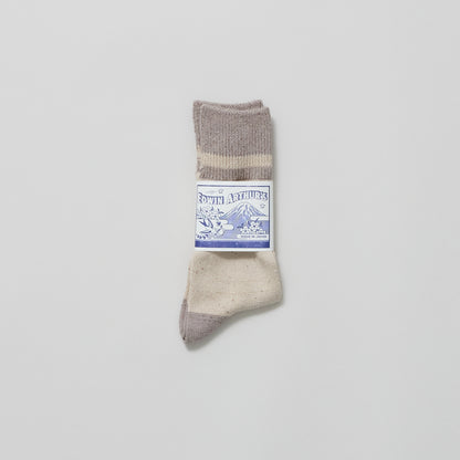 Daily Sock 04 - Noil Silk Blend - Ecru