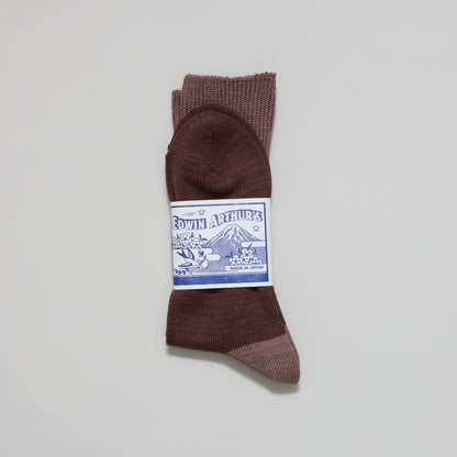 Daily Sock 03 - Silk Blend - Brown
