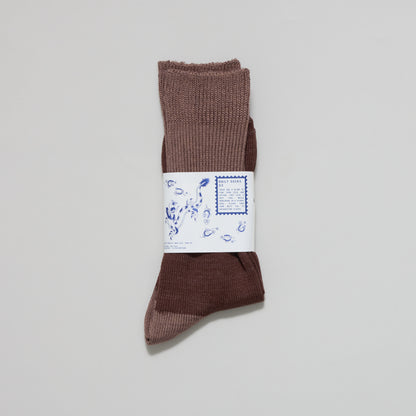 Daily Sock 03 - Silk Blend - Brown