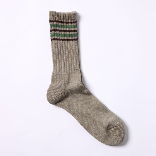 Daily Sock 05 - Linen Cotton Tube Sock - Grey