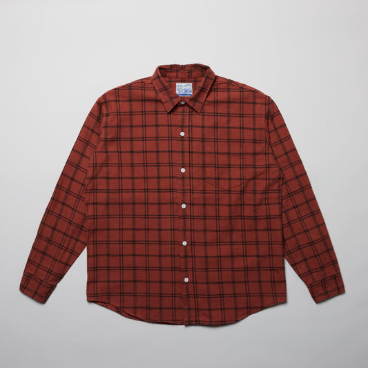 Rag Shirt 02: Red Cotton Slub Check