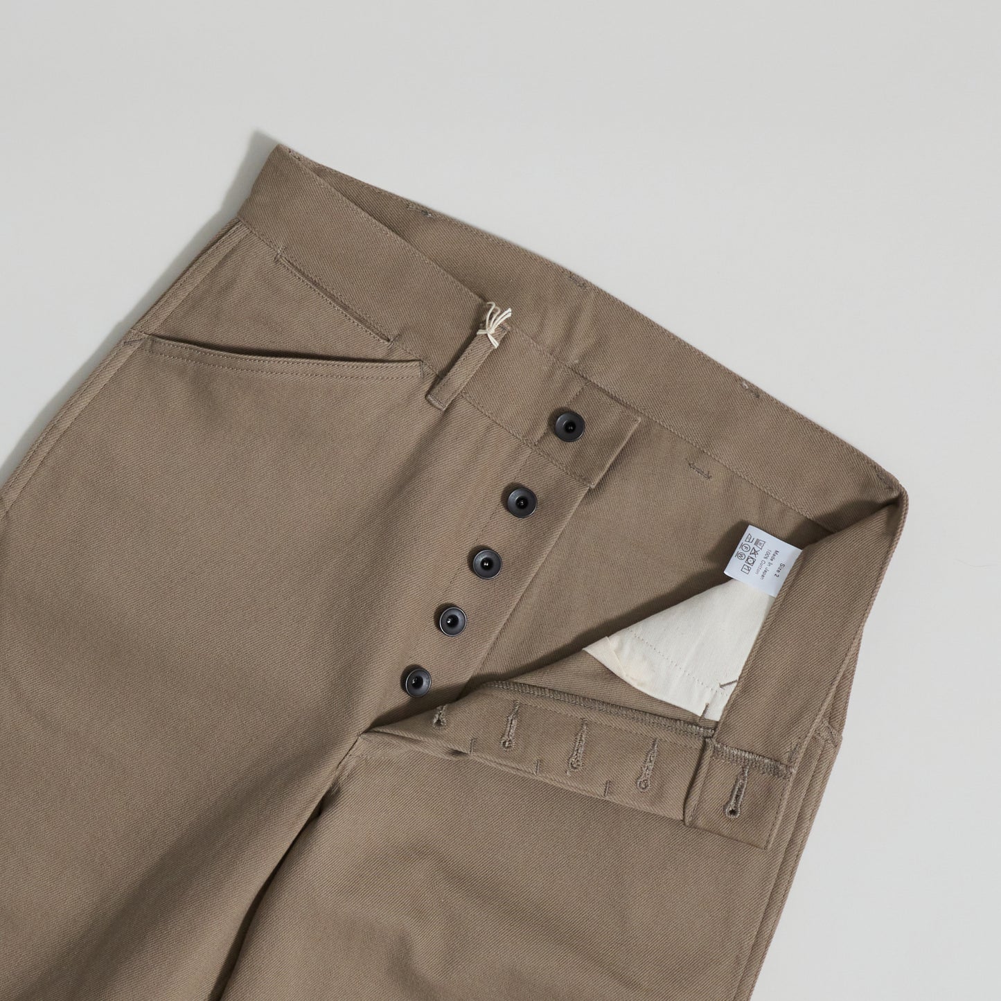Yume Pant - Dark Khaki Drill Twill