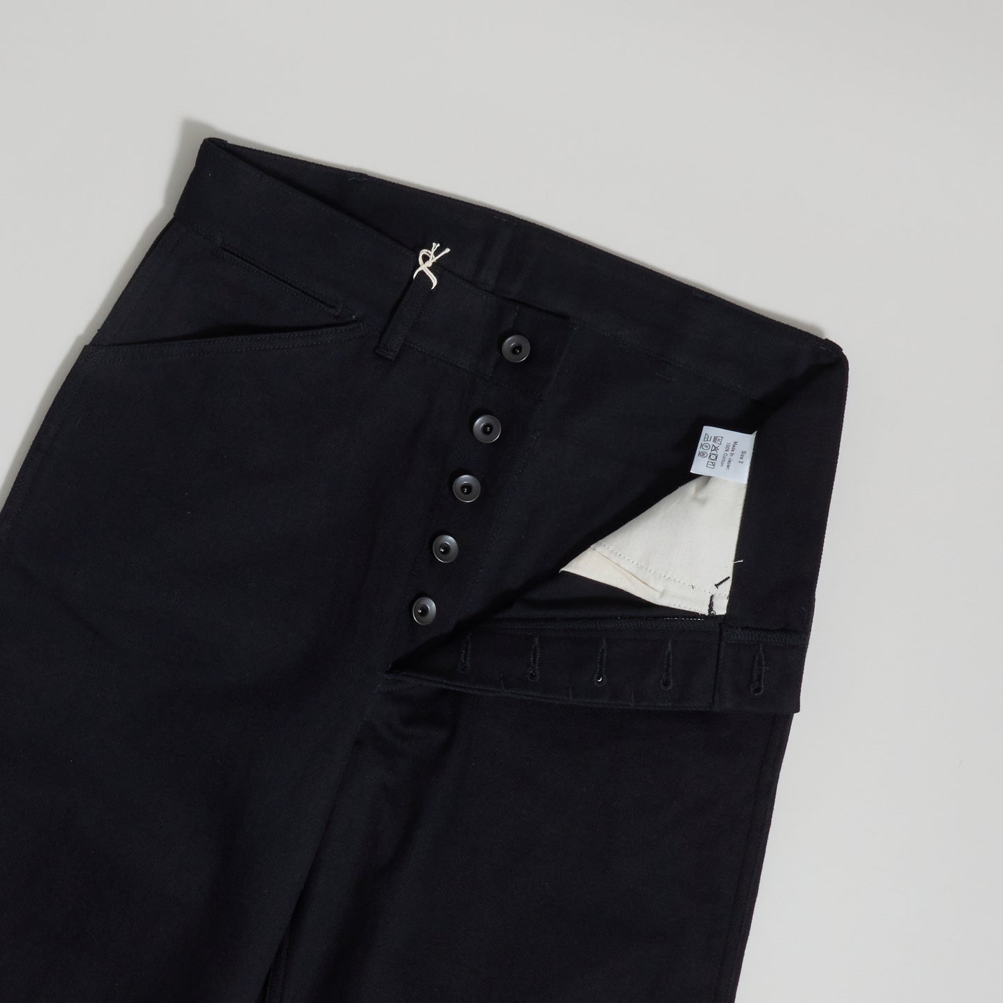 Yume Pant - Black Drill Twill